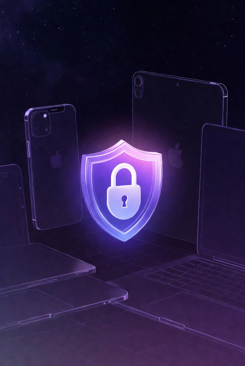 Shield icon representing privacy protection